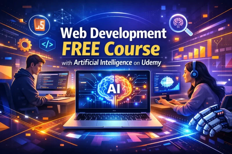 Web Development FREE Course with Artificial Intelligence on Udemy