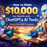 How to Make $10,000 Per Month with ChatGPT and AI Tools (Step-by-Step Guide for Beginners)